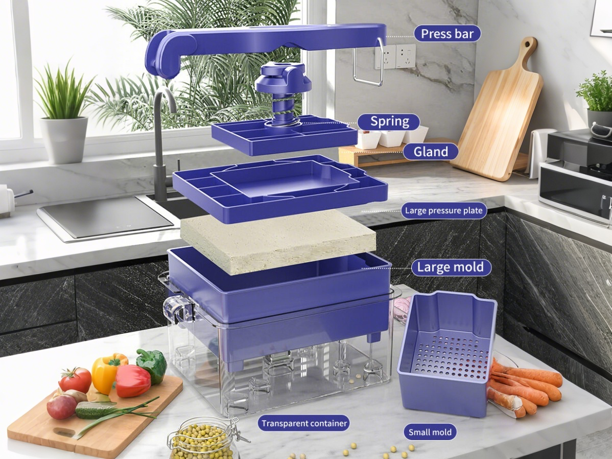 homemade-tofu-mold-structures compact design