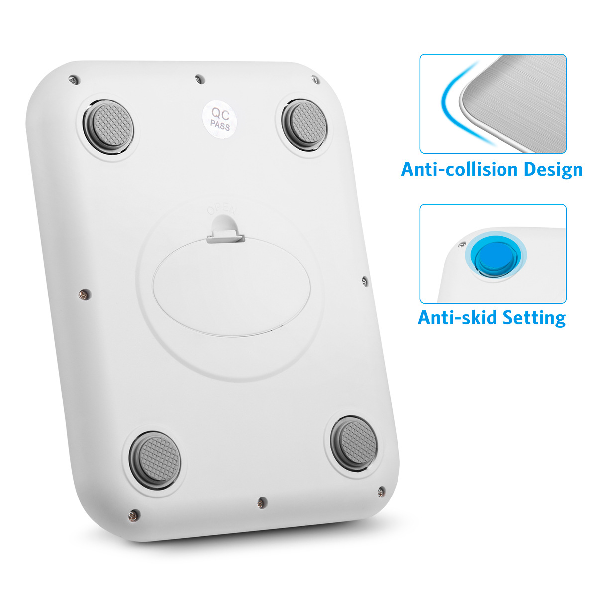 Anti-collision and anti-slip design of kitchen scale Anti-collision and anti-slip design of kitchen scale